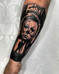 a man's arm with a tattoo on it