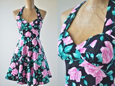 80’s Dresses, Gcse Textiles, Mod Vintage, Sundress Dress, Fitted Jumpsuit, Bustier Dress, House Dress, Vintage Clothes, Swing Dress