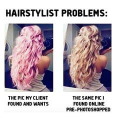 Lying about whether you've boxed-dyed your hair recently. Salon Life, Jokes Hilarious