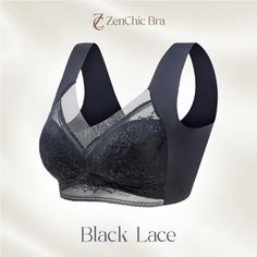 ZenChic Bra - ZenChic Bra - LAST DAY 70% OFF - Seamless Sexy Push Up Wireless Bra – Jxdegree Black Lace Bra, Color Bands, Wireless Bra, Fashion Hacks Clothes, Fashion Hacks