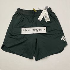 Adidas 7" Heat RDY HIIT Training Shorts Color: Green Tagged Size: Men's S (Check Measurements) Retail: $60 100% Authentic Guaranteed Actual Measurements: Waist: 27" unstretched - will fit up to 32" Rise: 11" Inseam: 7" Leg Opening: 12" Details: PIQUÉ WORKOUT SHORTS MADE IN PART WITH PARLEY OCEAN PLASTIC. Keep your cool during your most intense training sessions when you wear these adidas shorts. Can't decide between spin class or outdoor boot camp? Then don't. Do either one and stay dry and comf Spin Class, Hiit Training, Adidas Shorts, Outdoor Boots, Outdoor Men, Training Shorts, Active Shorts, Active Wear Shorts, Workout Shorts