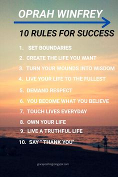 the top ten rules for success