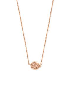 Find a classic with a twist with the Tess Rose Gold Pendant Necklace in Rose Gold Drusy. This pendant necklace's pentagon-shaped stone adds geometric flair to an otherwise simple accessory. Find your latest wardrobe essential in the Tess Rose Gold Pendant Necklace. Pendant Necklace Simple, Gold Sand, Diamond Jewelry Necklace, White Necklace, Long Pendant Necklace, Shoe Gifts