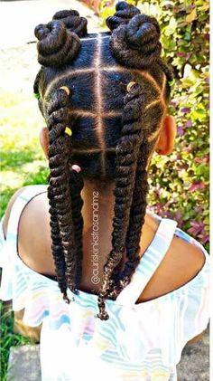 Easy Kids Hairstyles Black Natural, Twisted Braid Hairstyles, Braid Hairstyles Ideas, Twists Hairstyles, Fall Fashion Inspiration, Twisted Braid