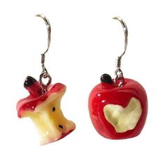 Apple Earrings, Funky Earrings, Cillian Murphy, Dog Dog, Pretty Jewellery, Piercing Jewelry