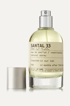 Le Labo describes its 'Santal 33' fragrance as evocative of ""the soft drift of smoke"" of an open fire. This heady scent blends warm Cardamom with floral notes of Iris and Violet, and contrasts with the spice and musk of Sandalwood and Cedarwood. Every element of this handmade perfume has been expertly crafted by specialists - from the flower pickers to the lab technicians. Black Tea Leaves, Pulse Points, Floral Notes, Orange Blossom, Tea Leaves, Alcohol Free, Marie Claire, Net A Porter, Fragrances Perfume