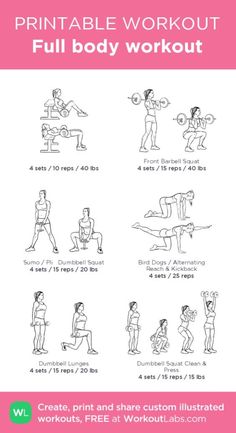 the printable workout guide for women