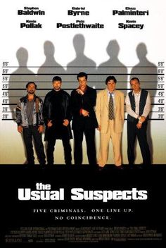 Usual Suspects The Poster Art On Sale United States The Usual Suspects Movie, Keyser Soze, Interrogation Room, Stephen Baldwin, Bryan Singer, Gabriel Byrne, The Usual Suspects, Watch Drama, David Fincher