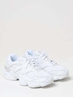 Sneakers NEW BALANCE Men color White New Balance Women, New Balance Men, New Balance Sneakers, Italian Fashion Designers, White Sneakers, Italian Fashion, Smooth Leather, New Balance, Womens Sneakers