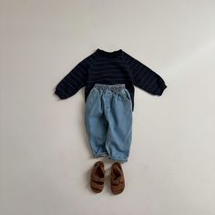 - Crewneck stripe long sleeve Tee- Comfortable, relaxed fit- Made in South Korea CareHand wash cold.Do not Bleach. Line dry in shade.Cool iron if needed. Do not dry clean. Infant Boy Outfits, Leo Outfits, Toddler Boy Clothes Fall, Hipster Baby Boy, Toddler Boy Style, Baby Boy Winter Outfits, Toddler Style, Mom Hats