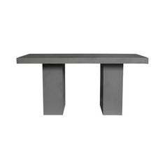 a black table with two legs on it and one leg raised up to the ground