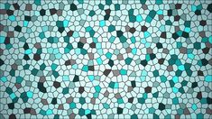 a blue and brown mosaic tile pattern