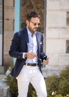 Mens Blazer, Blog Article, Navy Blazer, Blazer Outfits, Follow Us, Take A, Blazer