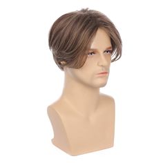 Side Part Wigs, Middle Part Wigs, Hair Short Straight, Man Wig, Men Wigs, Straight Middle Part, Wigs For Men, Part Wigs, Men Halloween