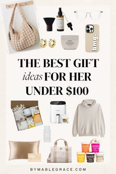 the best gift ideas for her under $ 100