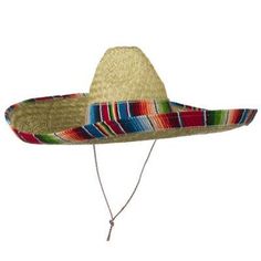 Dieser Sombrero-Hut im mexikanischen Stil besteht aus 100 % Stroh und ist mit echtem Serape-Material verziert (die Ränder des Hutes und das Band sind mit mehrfarbigem Serape-Material gefüttert). Einheitsgröße passt den meisten Erwachsenen, Teenagern und älteren Kindern. Perfekt für den Tag der Toten, Halloween, Cinco de Mayo, Dirty Harry, Cosplay, Spaghetti-Western, Theaterproduktionen, Schulveranstaltungen und mehr! Kombinieren Sie ihn mit einem unserer Ponchos für den perfekten Look – diese und andere westliche, mexikanisch inspirierte Kostüme und Accessoires werden auf unserer Seite separat verkauft – je nach Verfügbarkeit. Farben können leicht variieren. Traditional Multicolor Hats For Country Events, Western Multicolor Wide Brim Straw Hat, Western Style Multicolor Wide Brim Straw Hat, Wide Brim Straw Hat For Cinco De Mayo Festival, Western Multicolor Brimmed Straw Hat, Multicolor Southwestern Beach Hat, Multicolor Hats For Vacation And Cinco De Mayo, Traditional Hat For Beach And Cinco De Mayo, Brimmed Beach Hats For Cinco De Mayo