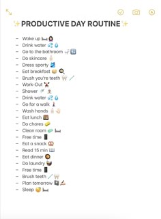 Productive Morning Routine Weekend, Productive Day Plan, Productive Day List, Productive Day Schedule, Productive Day Routine, Productive Routine, Good Apps For Iphone