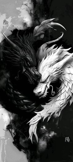 a black and white drawing of a dragon with the word dragon on it's chest