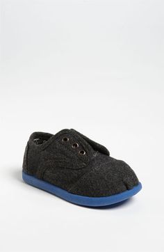 TOMS 'Cordones - Tiny' Slip-On (Baby, Walker & Toddler) available at #Nordstrom Disney Toms, Toms Shoes Outlet, Baby Slippers, Street Style Paris, Baby Walker, Paris Street, Boys Christmas