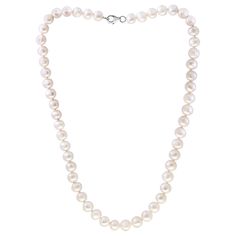 Effy Pearl Necklace 7-8 Millimeter White Freshwater Pearls Sterling Silver Claw Clasp Nwt This Beautiful Effy 18 Inch Strand Features 7-8 Millimeter White Freshwater Pearls. A Classic Piece To Wear Solo Or Layer, This Lustrous Freshwater Pearl Necklace Secures With A Sterling-Silver Clasp For Elegant Style. These Really Are Stunning. Pearls Are The Epitome Of Class And Elegance. New With Tag In Jewelry Gift Box. Genuine Fresh Water Pearls 18" Length Lobster Clasp Closure Pearl Size: 78mm Sterlin Pearl Necklace Tiffany & Co., Classic White Necklace For Everyday, White Sterling Silver Clasp Necklace For Everyday, White Necklace With Sterling Silver Clasp For Everyday, White Sterling Silver Necklace For Everyday, Everyday White Necklace With Sterling Silver Clasp, Elegant White Necklace With Lobster Clasp, White Classic Jewelry For Everyday, Classic White Everyday Jewelry