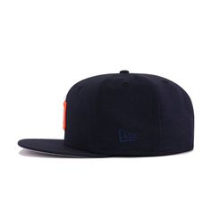 New Era Cap 59Fifty fitted hat for the San Diego Padres in navy blue and orange colorway, featuring interlocking SD logo on the front. This 90s throwback is all business. Officially colored with clean lines all throughout, this fitted is proof that simplicity goes a long way. Grab yours today! Hat Material: 100% WoolCrown: NavyVisor: NavyButton: NavyUndervisor: GreyFront Logo: Snow White/OrangeadeNew Era Flag: Midnight NavyRear Logo: Midnight Navy/Snow White/Orangeade Sd Logo, 90s Throwback, World Baseball Classic, San Diego Chargers, San Diego Padres, New Era Cap, New Era 59fifty, Oakland Athletics, Midnight Navy