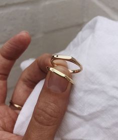 Ruusk Jewellery, Handmade Gold Ring, Wide Face, Solid Gold Band, Gold Rings Fashion, Gold Ring Designs, Elegante Casual, Rings Engagement, Jewelry Lookbook