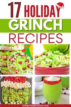 17 holiday grinch recipes that are perfect for the holidays