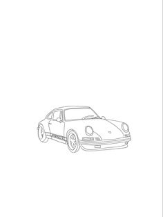 a drawing of a car on a white background