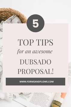 the top tips for an awesome dubsado proposal