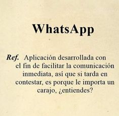 an open book with the words whats app written in spanish