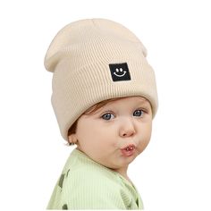 PRICES MAY VARY. Baby embroidered cute smiley face knit hat made of high quality acrylic blend, Comfortable, breathable,elasticity，lightweight . Super soft high quality infant beanies keep kids comfortable and warm all the day. High elastic design, suitable for 0-7 years old infants,toddler,kids.Baby must have beanies are the best present for kids on Birthday,Halloween, Thanksgiving, Christmas,New Year. A variety of colors,Easy to match with any clothes,suitable for travel,walking,park,camping,s Cute Warm Beanie, One Size Fits Most, Cute Warm Beanie One Size Fits Most, Cute Warm Beanie One Size, Cute Warm Beanie, Cute Soft Beanie One Size Fits Most, Cute Cotton Cap Beanie, Playful Cotton Winter Hat, Playful Warm Cotton Hat, Cute Cotton Beanie Cap