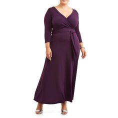 A smooth, silky fabric gives a luxe feel to this wrap dress from Ella Samani. With an accentuating V-neck and always flattering fit, youll never be stuck wondering what to wear again. Size: 3X. Color: Purple. Gender: female. Age Group: adult. Plus Size Wrap Dress, Rasta Clothes, Mother Of Groom Dresses, Beautiful Shorts, Silky Fabric, Mother Of The Bride Dress, Dress Purple, Groom Dress, Mother Of The Bride Dresses