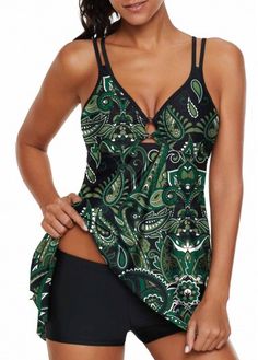 Printed Swimdress, Trendy Bikinis, Swimwear Online, Styles Inspiration, Swim Dress, Bra Styles, Beach Wear, Swimwear Accessories, Paisley Print