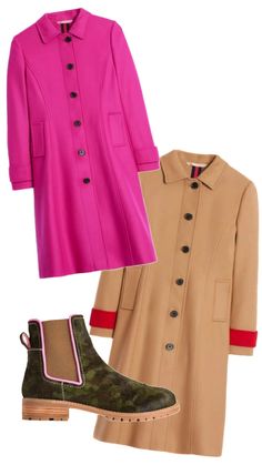 The most elegant and stylish Fall coats and ankle chelsea boots for women. #checkmodesensbeforeyoubuy #findwithmodesens #stylegoals  | Wearing: Boden Durham Wool Blend Coat Cherry Jam Women; Boden Dur Ankle Chelsea Boots, Fall Coats, Cherry Jam, Fall Outerwear, Fall Coat, Wool Blend Coat, Shop The Look, Boots For Women, Durham