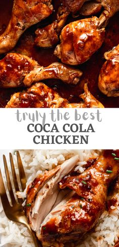 coca cola chicken recipe Coke A Cola Chicken, Crockpot Coke Chicken, Cocoa Cola Chicken, Whiskey Cola Chicken, Coke Cola Recipes Meat, Candy Chicken Recipe, Recipes Using Coke, Coca Cola Chicken Thighs, Crockpot Cola Chicken