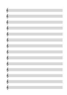 sheet music with black and white lines