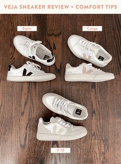 Sustainable Sneakers, Zapatillas Veja, Elegant Sneakers, Casual White Sneakers, Veja Esplar, Sneakers Outfit Summer, White Casual Sneakers, Veja V 10