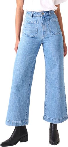 Rolla’s Sailor Jeans | Nordstrom Sailor Jeans, Retro Patch, Sailor Jean, Designer Jeans For Women, Work Fits, Loose Jeans, Designer Jeans, Free Fabric, Jean Outfits