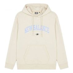 New Balance Lifestyle Hoodie 'Cream White' 5CC17141-BEI New Balance Hoodie, Balance Lifestyle, Hoodie Cream, Balanced Lifestyle, Cream White, New Balance, Lifestyle, Cream, White