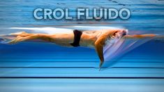 a man swimming in the water with words above him that read crollfludo