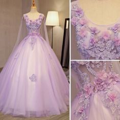 Princess Style Floor-length Wedding Dress For Prom Season, Purple Dresses For Banquet And Prom Season, Purple Floor-length Quinceanera Dress, Banquet Tulle Ball Gown, Tulle Ball Gown Quinceanera Dress For Banquet, Tulle Ball Gown With Sweep Train, Fitted Tulle Princess Dress For Banquet, Tulle Quinceanera Ball Gown For Banquet, Tulle Gown With Sweep Train For Banquet