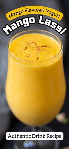 Mango Lassi in a tall glass Indian Lassi, Indian Yogurt, Mango Lassi Recipe, Yogurt Drink, Drink Healthy, Yogurt Drinks, Mango Lassi, Yogurt Flavors