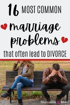 Check out these 16 Common Marriage Problems that couples often face! These marriage killers are huge causes for divorce, so make sure that you are prepared to fight these common issues, and keep your relationship with your spouse happy and healthy! Knowing how to overcome these relationship struggles is the key to a lasting healthy marriage. #marriageadvice #marriage #relationshipgoals #marriedlife Marriage Help, Relationship Struggles, Marriage Problems