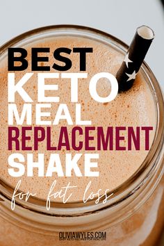 Best Keto Meal Replacement Shake Keto Protein Shakes, Keto Shakes, Best Keto Meals, Breakfast Shakes, Low Carb Protein, Keto Drink, Low Carb Breakfast Recipes