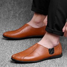 Formal Shoes For Men, Genuine Leather Shoes, Casual Loafers, Driving Shoes, Formal Shoes, Buy Shoes, Red Brown, Leather Loafers