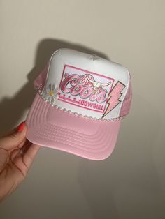 This custom made trucker patch hat is perfect for any occasion whether it be for spring/summer time, a lake hat, a gift for someone, or just a cute accessory to add a little spice to your outfit 🧢✨ DETAILS-  * This hat is one size with an adjustable SnapBack that is adjustable from 20in. - 23.5in. * The color of this hat is Camo Green  * The material of the hat is polyester with iron on patches  NOTICE OF NON-AFFILIATION AND DISCLAIMER: We are not affiliated, associated, authorized, endorsed by, or in any way officially connected with the brand shown or any of its subsidiaries or its affiliates. All related names, marks, emblems and images are registered trademarks of their respective owners. These are not official merchandise. REFUNDS AND CANCELLATIONS- Every hat is handmade by me as a r Trucker Patch Hats, Bride Trucker Hat, Trucker Hats With Patches, Trendy Crafts, Hat With Patches, Hat Business, Camo Trucker Hat, Hat Bar, Pig Pen