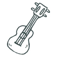 Ukulele instrument doodle  PNG Design Ukulele Drawing Simple, Ukulele Drawing Sketch, Ukulele Art Drawing, Ukelele Designs Art, Ukulele Sketch, Simple Guitar Drawing, Guitar Drawing Easy, Ukulele Clipart, Ukulele Tattoo