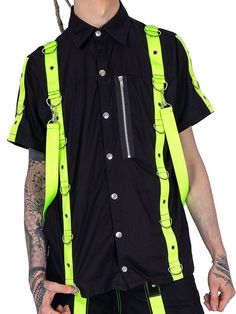 Neon Green And Black Outfit Men, Neon Festival Outfit Men, Neon Green Punk Outfits, Neon Outfits Men, Neon Green Rave Outfit, Tomgirl Outfit, Green Rave Outfit, Neon Festival Outfit, Rave Outfit Men