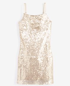 in stock Gold Stretch Sleeveless Mini Dress, Sleeveless Beige Mini Dress With Sequins, Gold Sleeveless Mini Dress With Contrast Sequin, Gold Embellished Sleeveless Mini Dress, Beige Sequined Sleeveless Mini Dress, Sequin Bodycon Dress, Gold Dress, Bodycon Dress, Girls Dresses