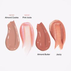 Stay Glossy Lip Gloss, Glossy Lip Gloss, Lipgloss Swatches, Apply Lip Gloss, Almond Cookie, Holiday Lip, Nude Lip Gloss, Glossier Lip Gloss, Bare Lip